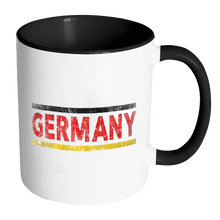 Load image into Gallery viewer, RobustCreative-Retro Vintage Flag German Germany 11oz Black &amp; White Coffee Mug ~ Both Sides Printed
