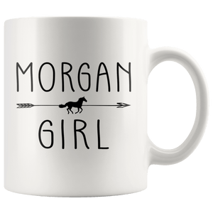 RobustCreative-Morgan Horse Girl Gifts Horses Lover Riding Racing - 11oz White Mug Riding Lover Gift Idea