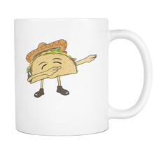 Load image into Gallery viewer, RobustCreative-Dabbing Taco - Cinco De Mayo Mexican Fiesta - No Siesta Mexico Party - 11oz White Funny Coffee Mug Women Men Friends Gift ~ Both Sides Printed
