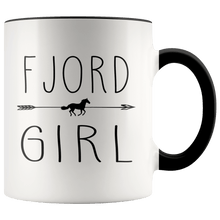 Load image into Gallery viewer, RobustCreative-Fjord Horse Girl Gifts Horses Lover Riding Racing - 11oz Accent Mug Riding Lover Gift Idea
