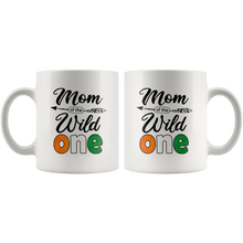 Load image into Gallery viewer, RobustCreative-Ivorian Mom of the Wild One Birthday Ivory Coast Flag White 11oz Mug Gift Idea
