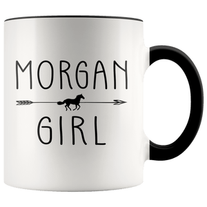 RobustCreative-Morgan Horse Girl Gifts Horses Lover Riding Racing - 11oz Accent Mug Racing Lover Gift Idea