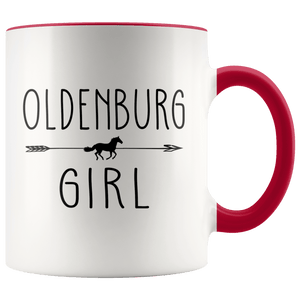 RobustCreative-Oldenburg Horse Girl Gifts Horses Lover Riding Racing - 11oz Accent Mug Riding Lover Gift Idea