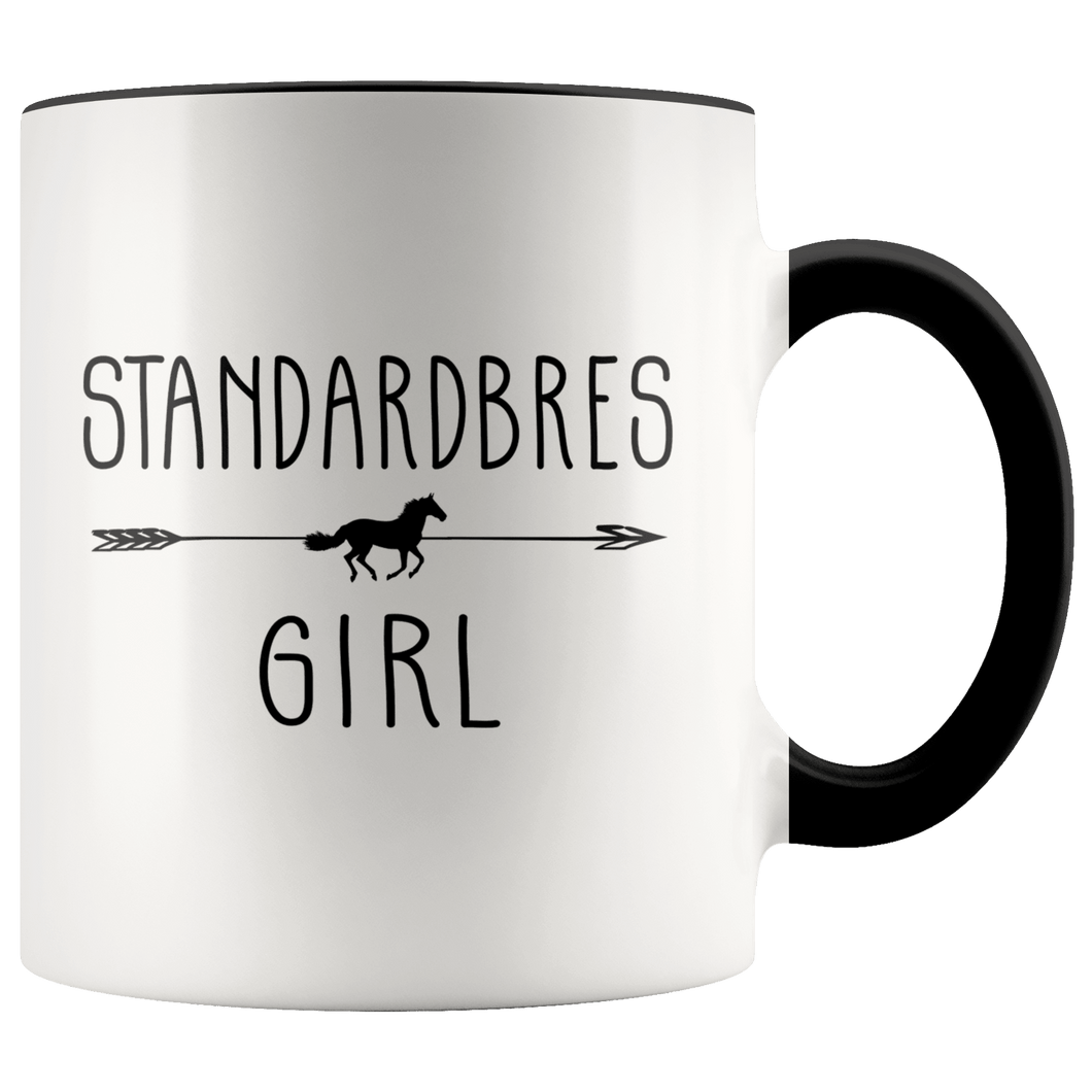 RobustCreative-Standardbres Horse Girl Gifts Horses Lover Riding Racing - 11oz Accent Mug Riding Lover Gift Idea