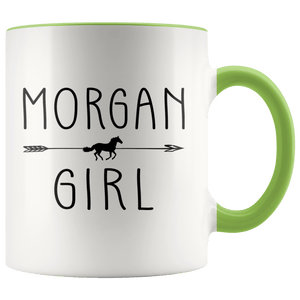 RobustCreative-Morgan Horse Girl Gifts Horses Lover Riding Racing - 11oz Accent Mug Racing Lover Gift Idea