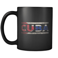 Load image into Gallery viewer, RobustCreative-Retro Vintage Flag Cuban Cuba 11oz Black Coffee Mug ~ Both Sides Printed
