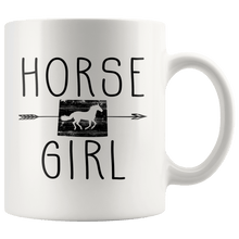 Load image into Gallery viewer, RobustCreative-Colorado Horse Girl Gifts Coloradan Shape Country for women - 11oz White Mug Racing Lover Gift Idea
