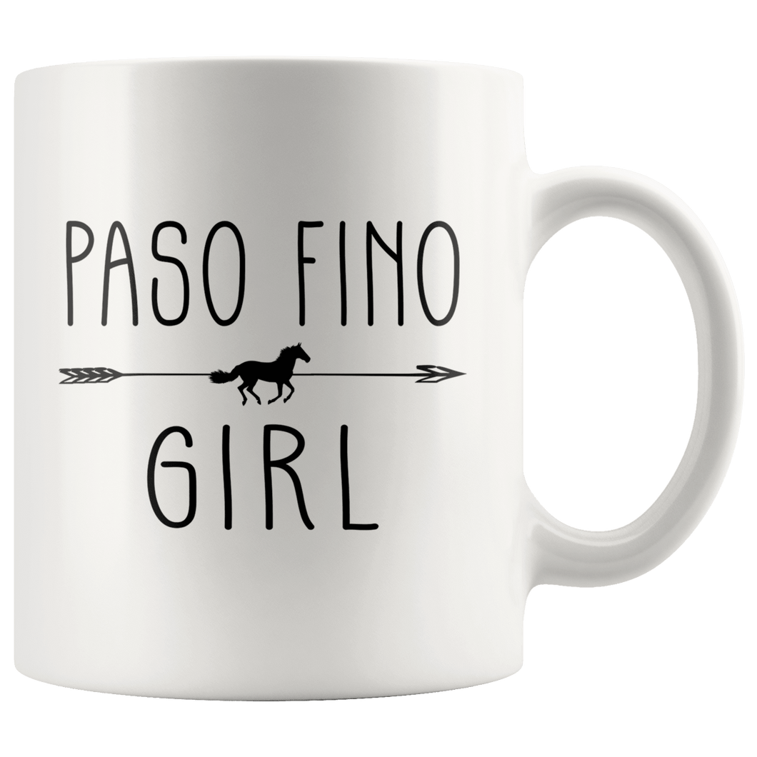 RobustCreative-Paso Fino Horse Girl Gifts Horses Lover Riding Racing - 11oz White Mug Riding Lover Gift Idea