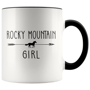 RobustCreative-Rocky Mountain Horse Girl Gifts Horses Lover Riding Racing - 11oz Accent Mug Riding Lover Gift Idea